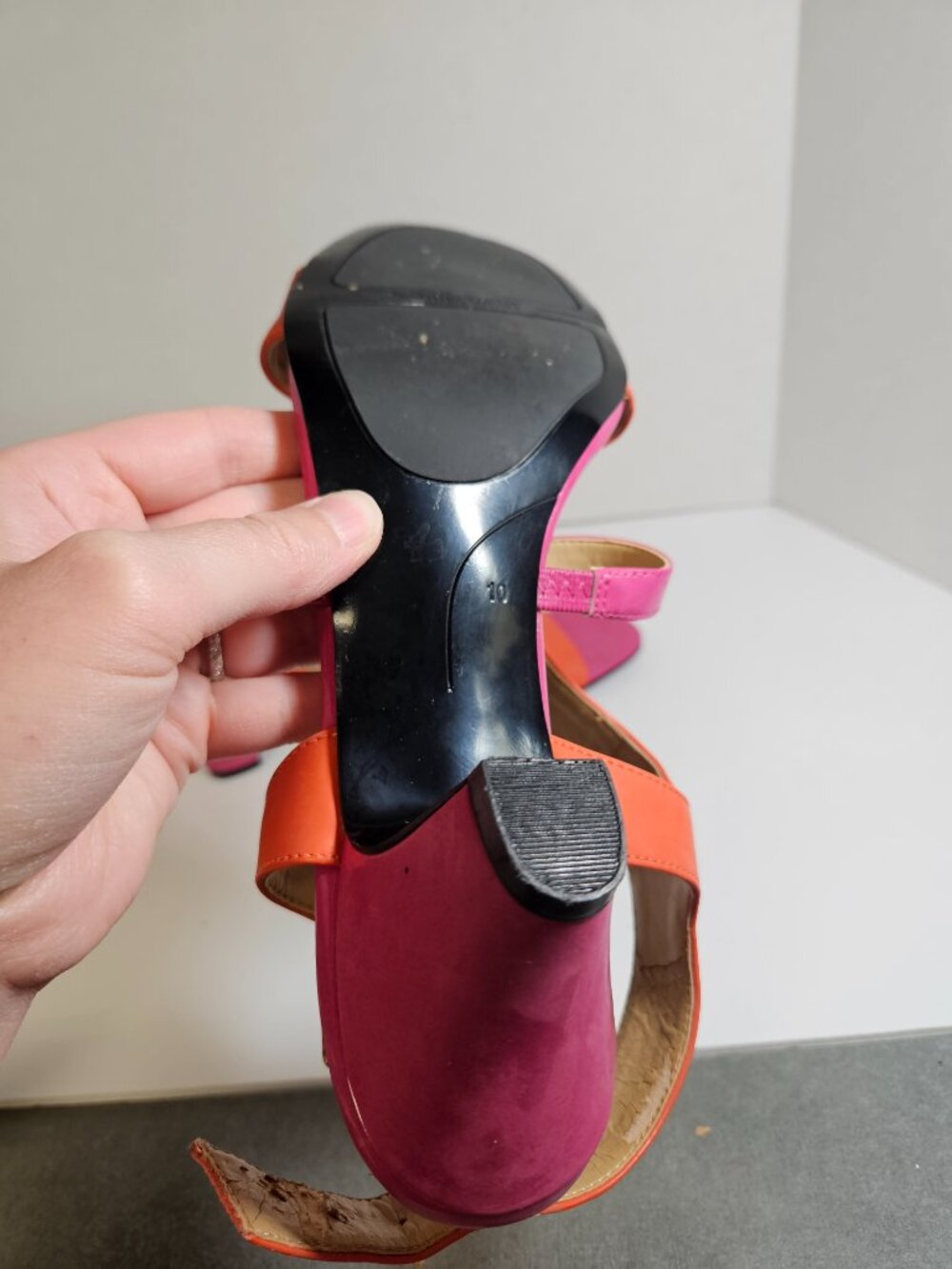 Nine West Patent Leather Sandal Heel - Picture 11 of 16